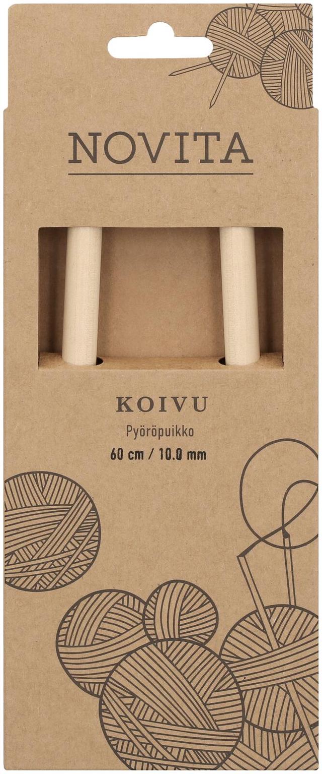 Novita Pyöröpuikko koivu 60cm - 10mm