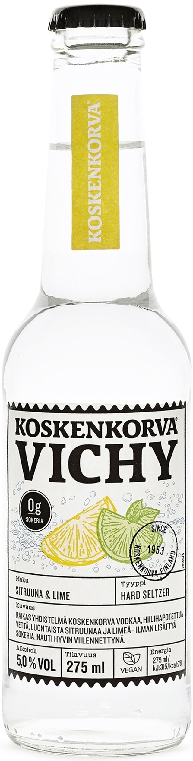 Koskenkorva Vichy Sitruuna Lime 5% 27,5cl