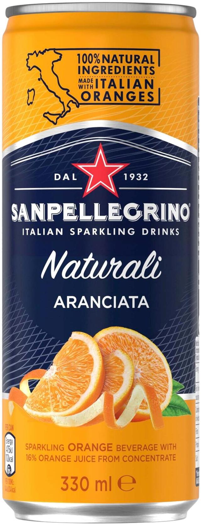 San Pellegrino Naturali Aranciata 33cl