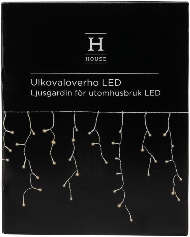 House ulkovaloverho 200 LED-lamppua