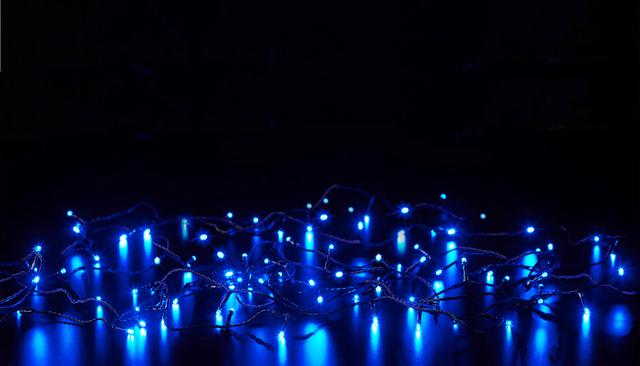 House Rudolf ulkovalosarja 80 LED IP44, sininen