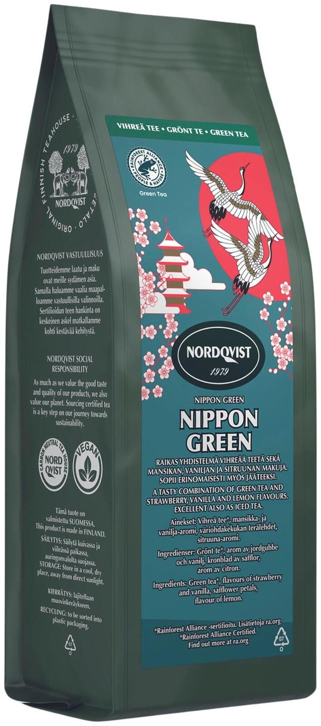 Nordqvist Nippon Green 100g vihreä maustettu irtotee RFA