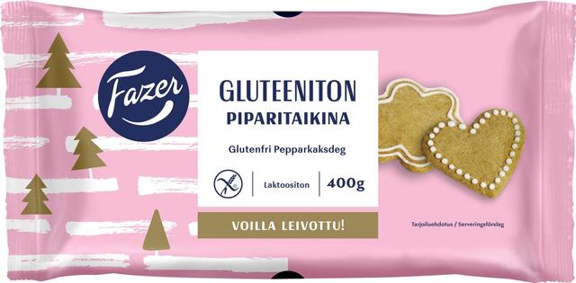 Fazer Gluteeniton Piparitaikina 400g, pakaste