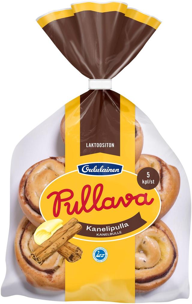 Oululainen Pullava Kanelipulla 5kpl 275g