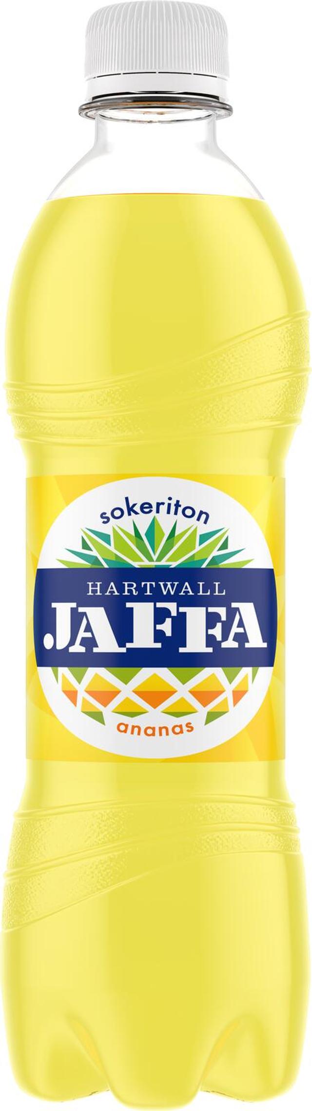 Hartwall Jaffa Ananas Sokeriton virvoitusjuoma 0,5 l