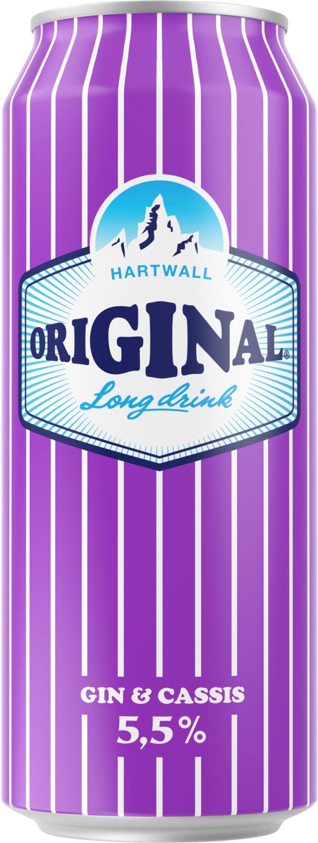 Hartwall Original Long Drink Cassis  5,5% 0,5 l