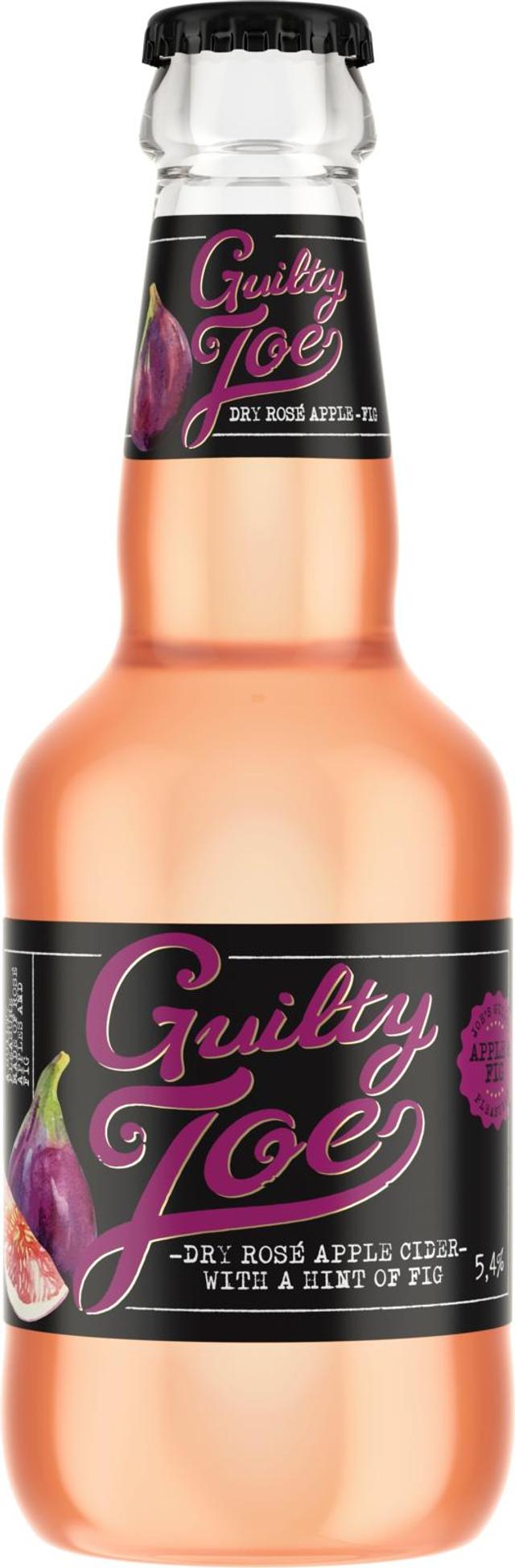 Happy Joe Guilty Joe Dry Rose Apple with a hint of Fig siideri 5,4% 0,275 l
