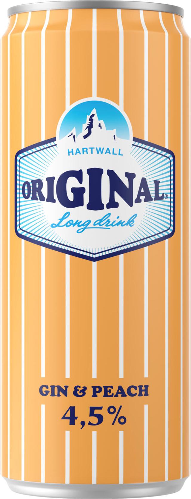 Hartwall Original Long Drink Peach 4,5% 0,33 l