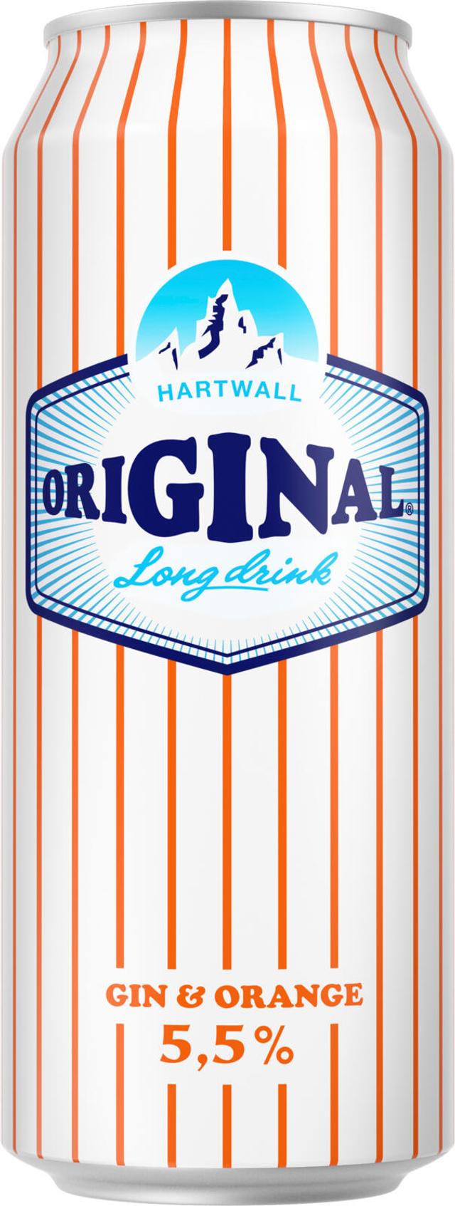 Hartwall Original Long Drink White Label Orange 5,5% 0,5 l