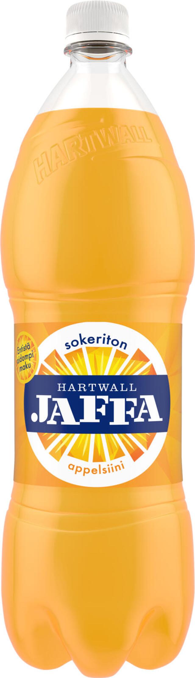 Hartwall Jaffa Appelsiini Sokeriton virvoitusjuoma 1,5 l