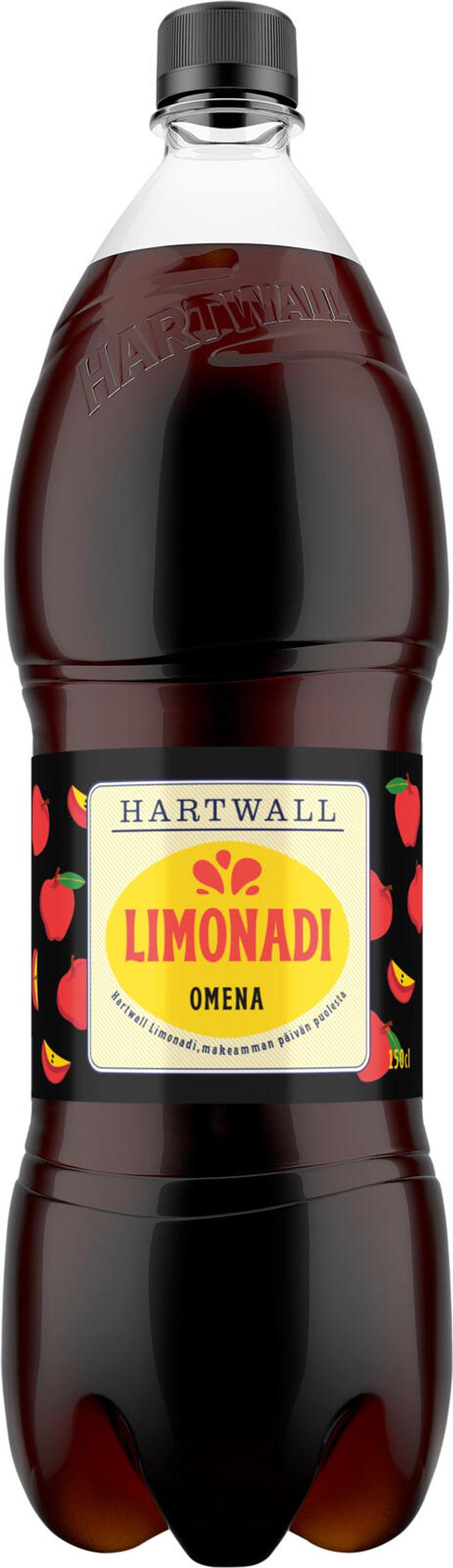Hartwall Limonadi Omena virvoitusjuoma 1,5 l
