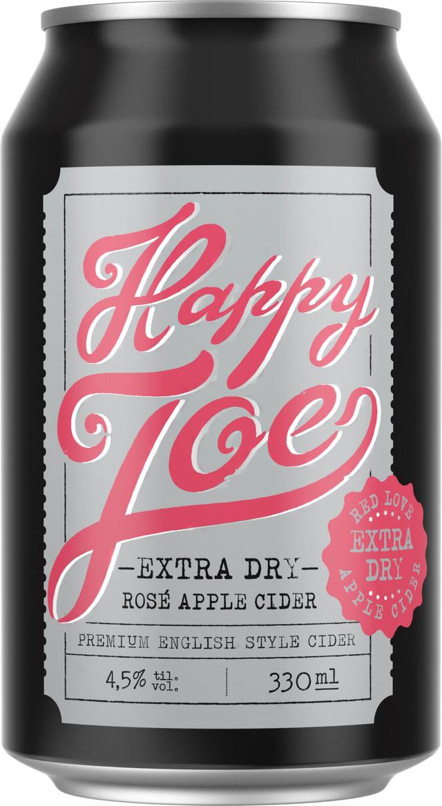 Happy Joe Extra Dry Red Love siideri 4,5% 0,33 l