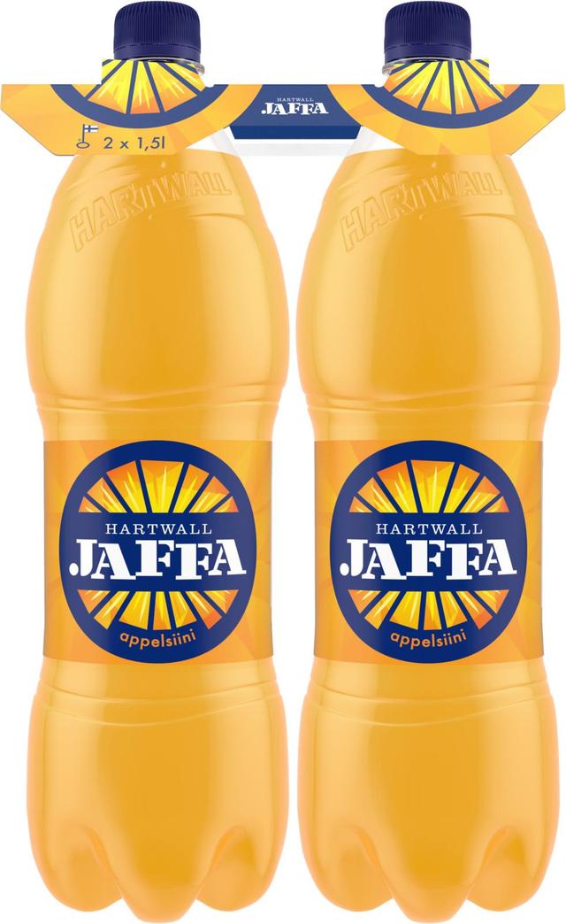 2 x Hartwall Jaffa Appelsiini virvoitusjuoma 1,5 l