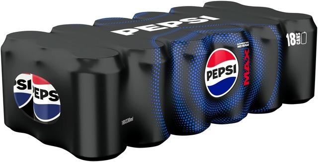 18 x Pepsi Max virvoitusjuoma 0,33 l