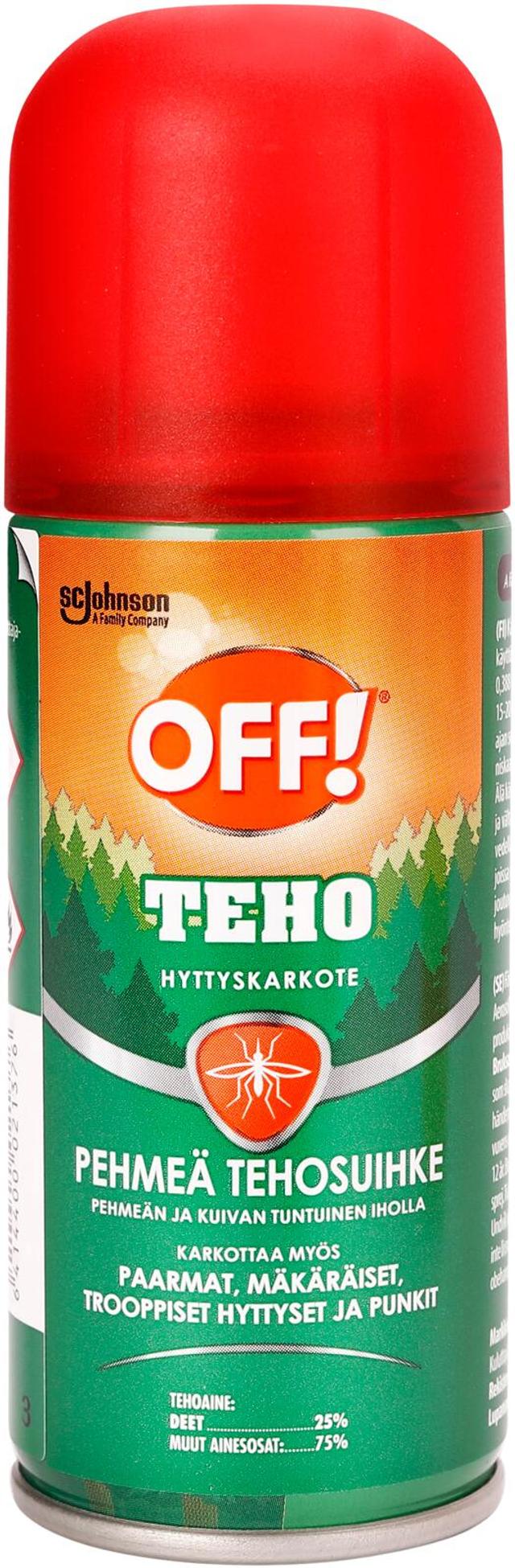 OFF! Pehmeä tehosuihke 100ml