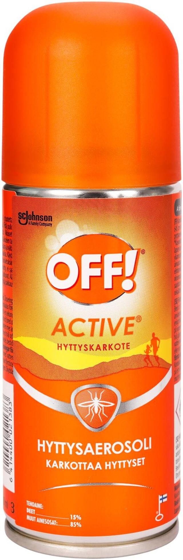 OFF! 100 ml Active hyttysaerosoli