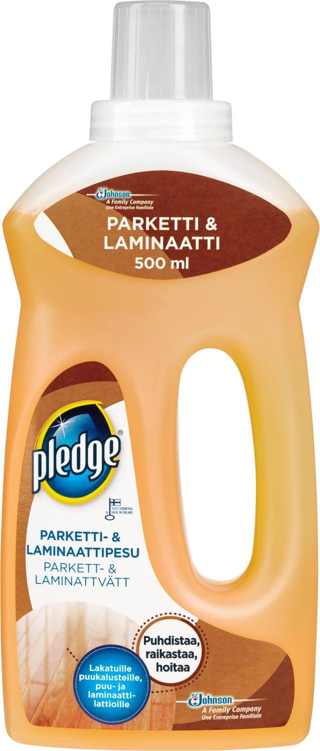 Pledge 500ml parketti&laminaattipesu lattianpuhdistusaine