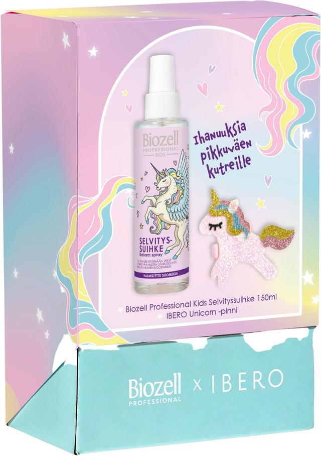 Biozell Selvityssuihke 150ml & Ibero pinni lahjapakkaus