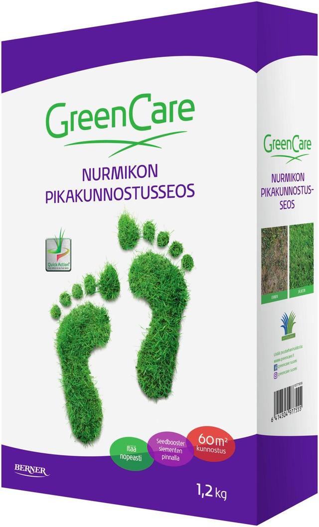 GreenCare nurmikon pikakunnostusseos 1,2 kg