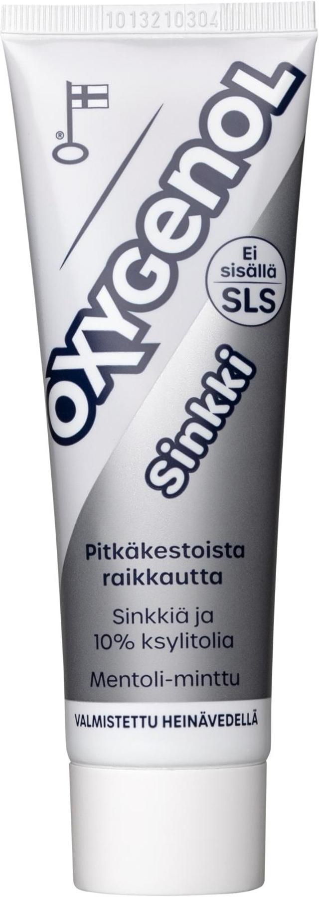 Oxygenol 75ml Sinkki hammastahna