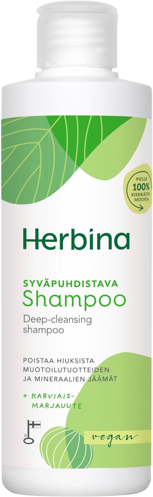 Herbina 250ml Syväpuhdistava shampoo