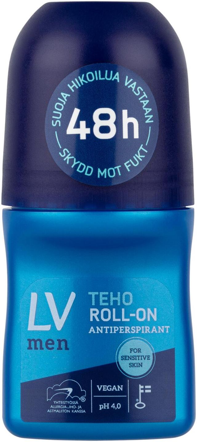 LV Men 50ml Teho roll-on 48h antiperspirantti