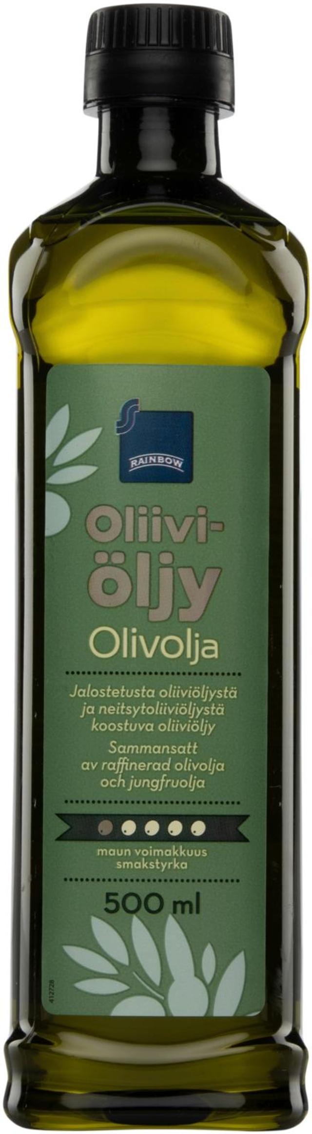 Rainbow oliiviöljy 500ml