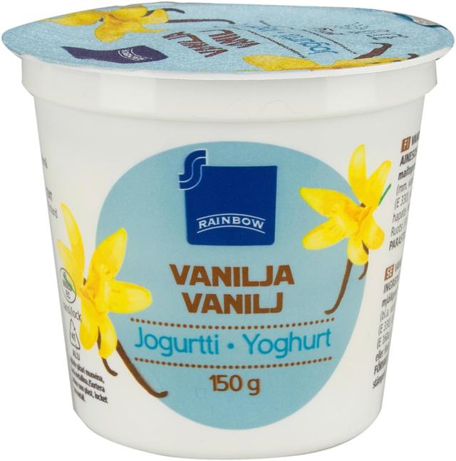 Rainbow 150 g Vaniljajogurtti