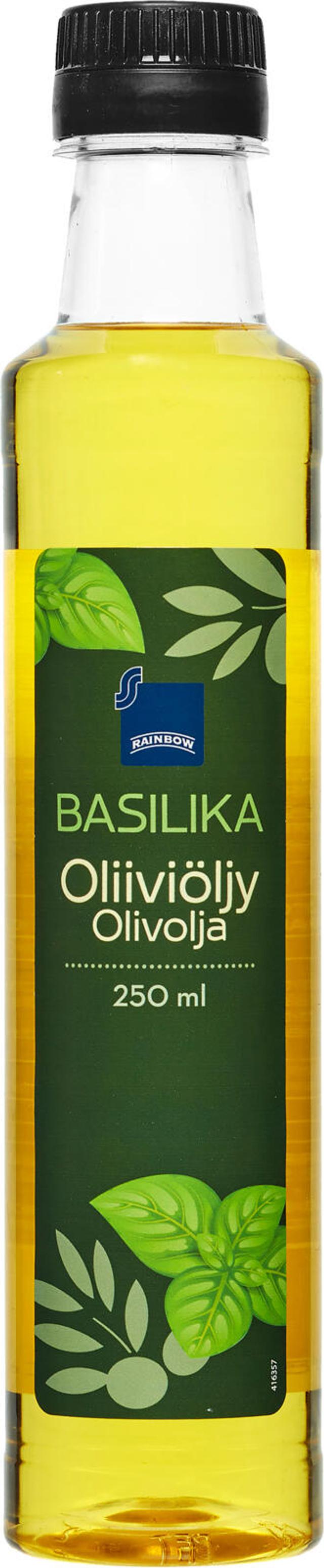 Rainbow 250ml basilikanmakuinen oliiviöljy