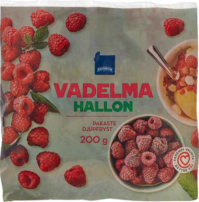 Rainbow 200g vadelma, pakaste