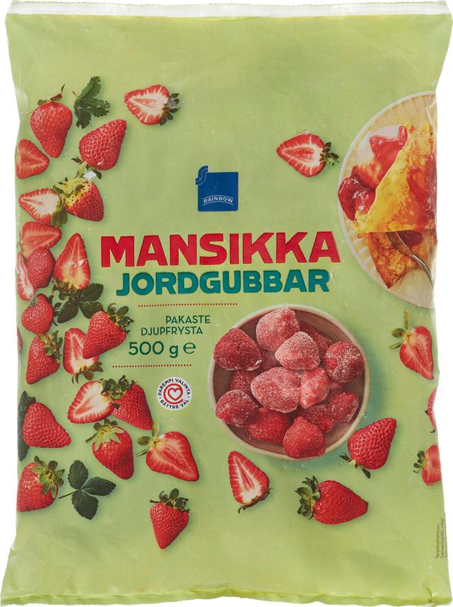 Rainbow 500g mansikka, pakaste