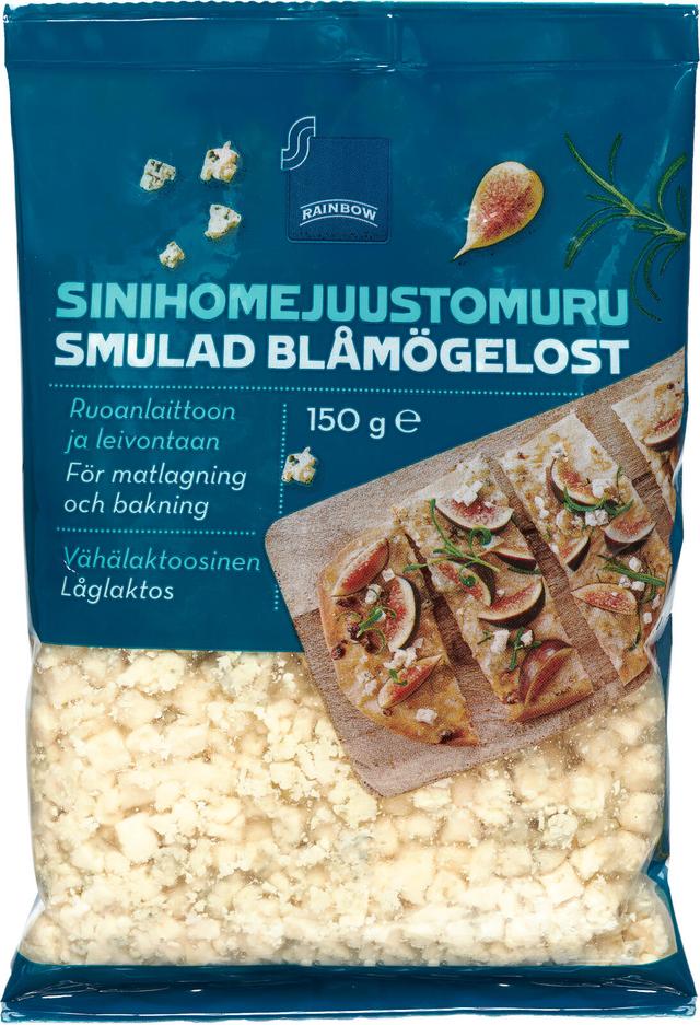 Rainbow Sinihomejuustomuru 150g