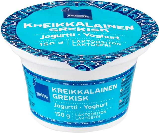 Rainbow 150g 2% kreikkalainen jogurtti laktoositon