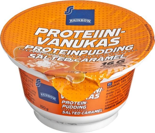 Rainbow 150g salted caramel proteiinivanukas