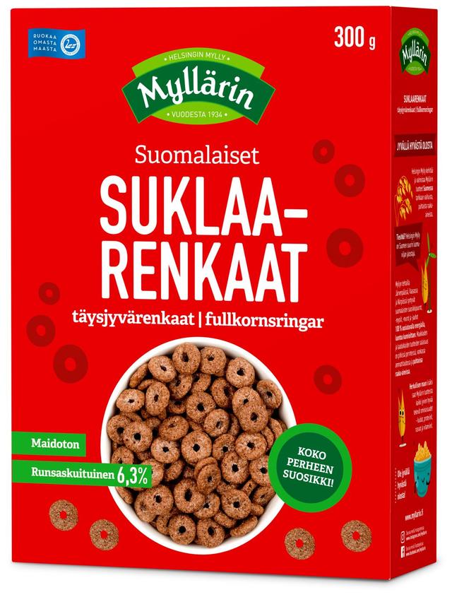 Myllärin Suklaarenkaat 300 g