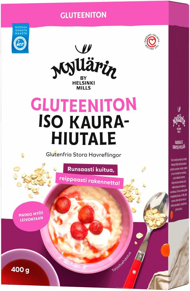 Myllärin Gluteeniton Iso Kaurahiutale  400 g