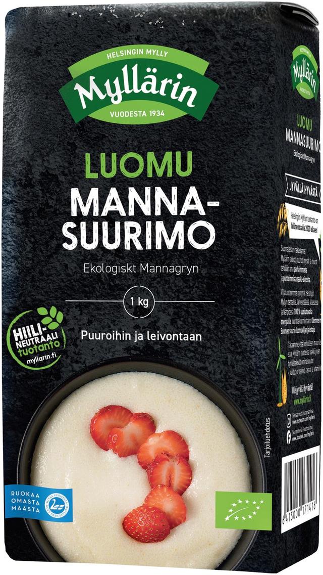 Myllärin Luomu Mannasuurimo 1 kg