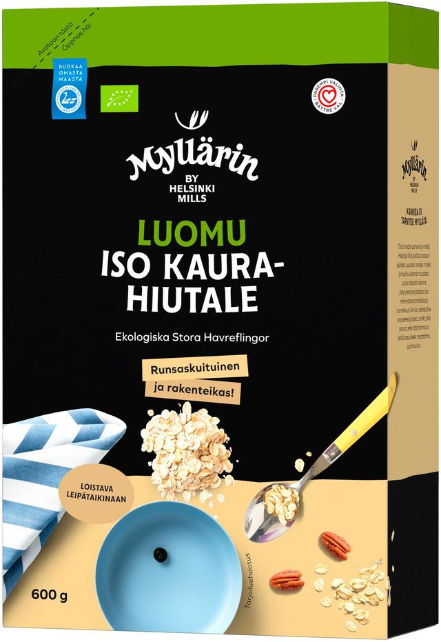 Myllärin Luomu Iso Kaurahiutale 600 g