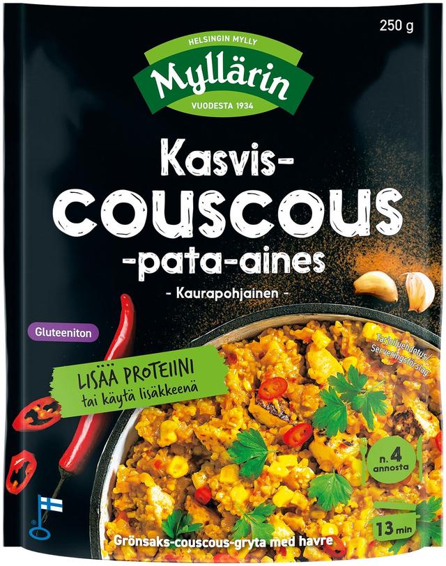 Myllärin Gluteeniton Kasviscouscous Pata-aines, kaurapohjainen 250 g