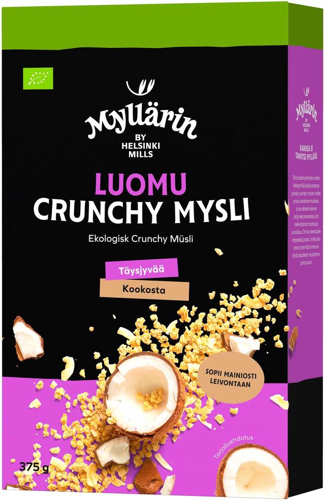 Myllärin Luomu Crunchy Mysli 375 g