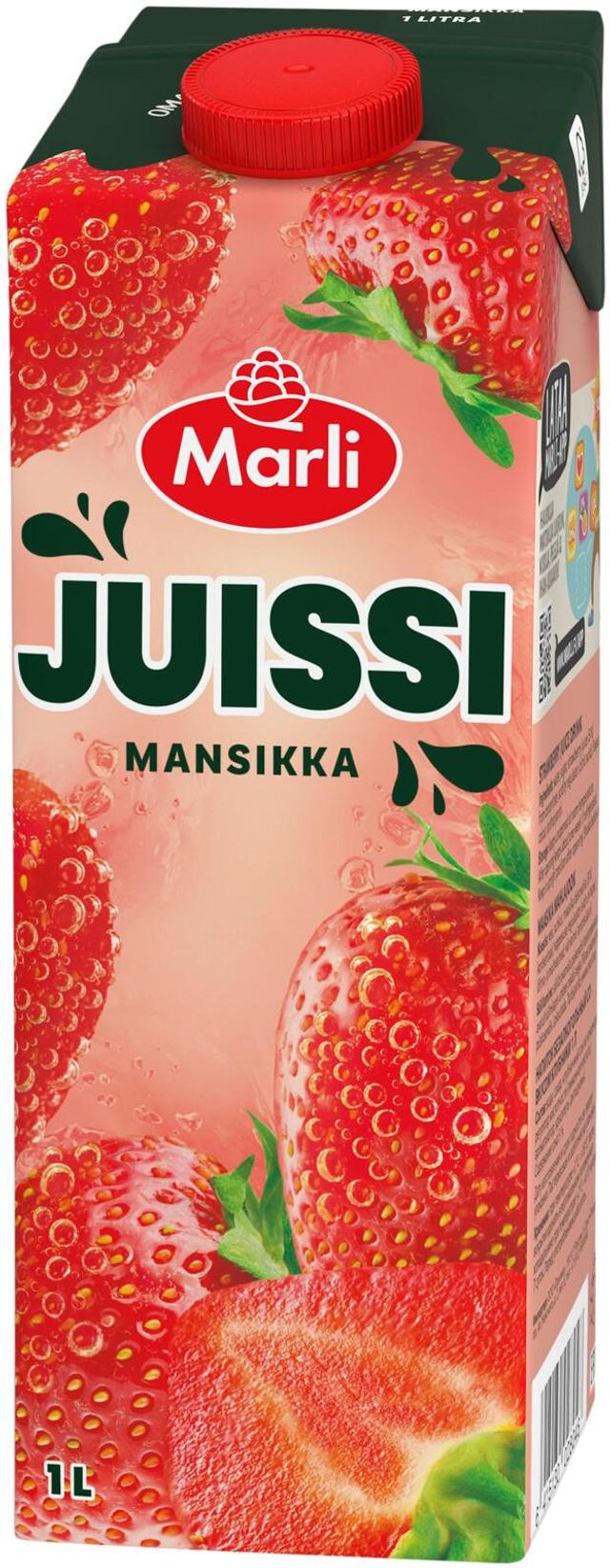 Marli Juissi Mansikkamehujuoma 1 L