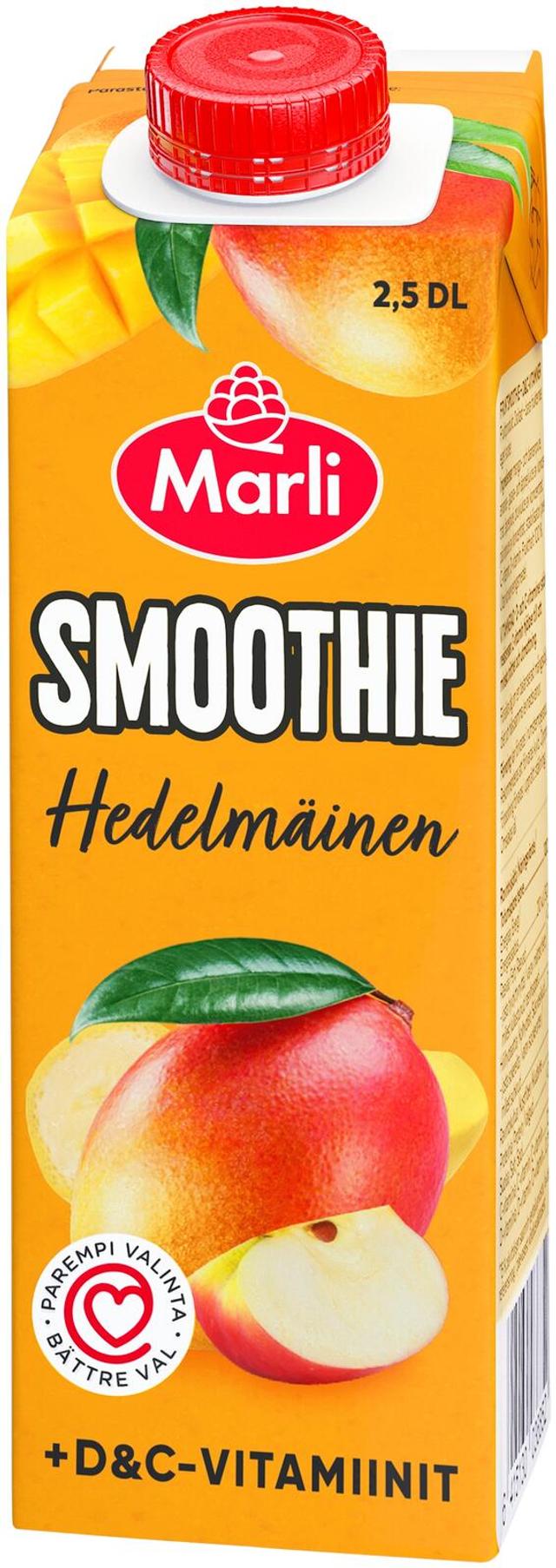 Marli Hedelmäinen smoothie +D&C -vitamiinit 2,5 dl