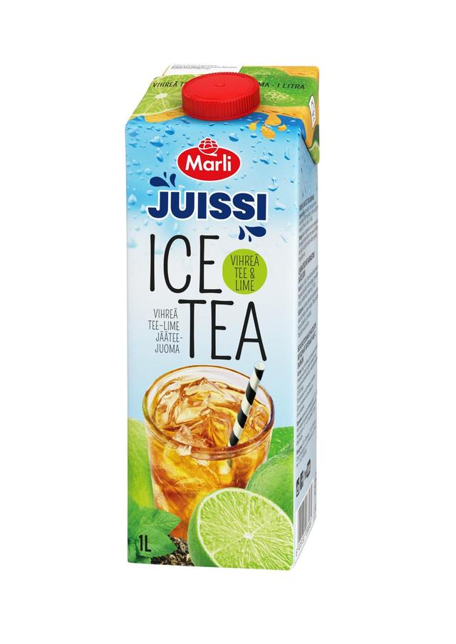 Marli Juissi Ice Tea Vihreä tee-lime jääteejuoma 1 L
