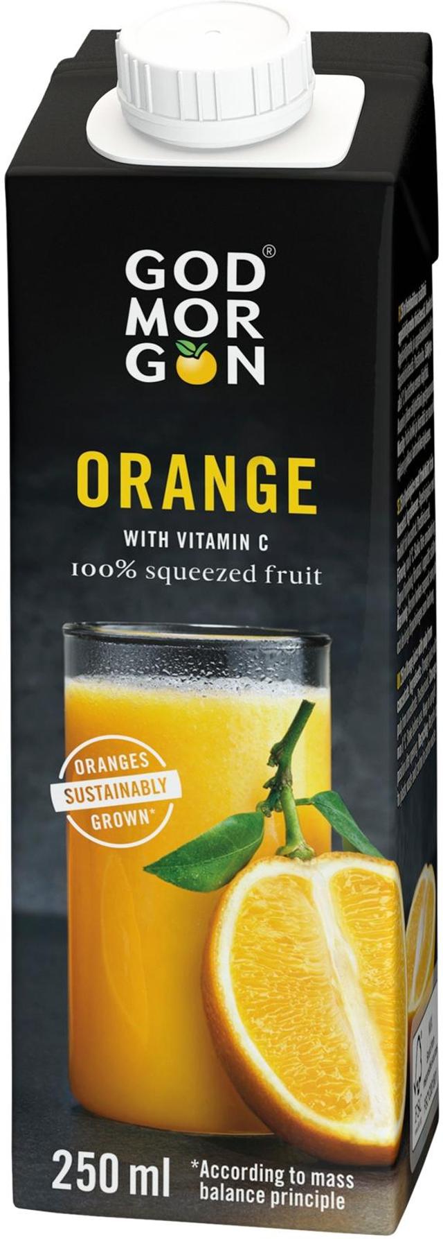 God Morgon Classic Appelsiinitäysmehu 100% 250 ml