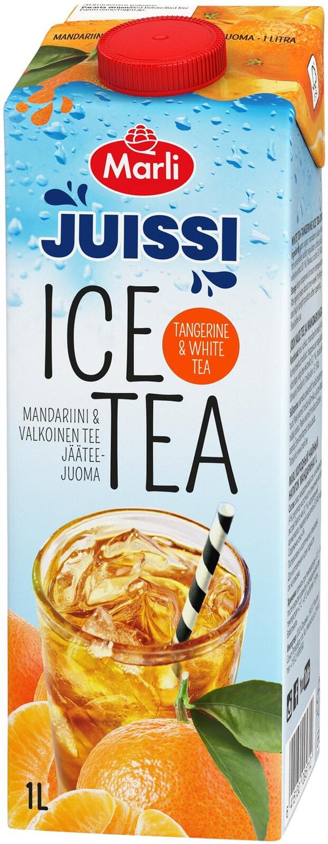 Marli Juissi Ice Tea Valkoinen tee-mandariini jääteejuoma 1 L