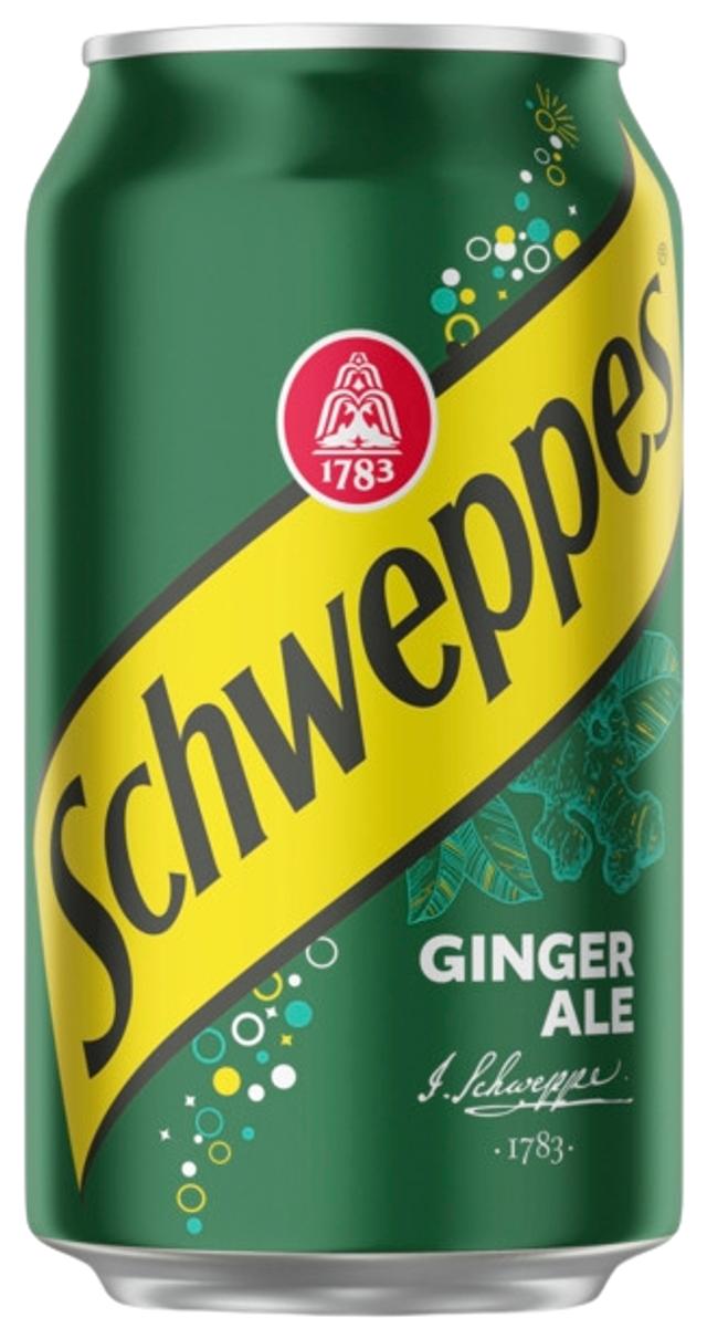 Schweppes Ginger Ale virvoitusjuoma tölkki 0,33 L