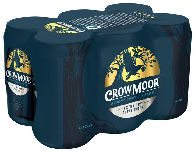 Crowmoor Extra Dry Apple siideri  33 cl tlk 6-pack
