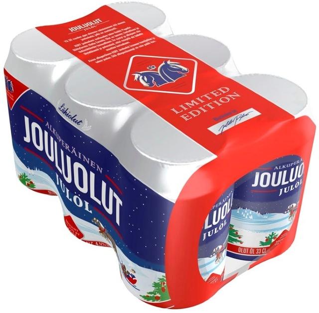 6-pack Koff Jouluolut olut 4,5 % tölkki 0,33 L