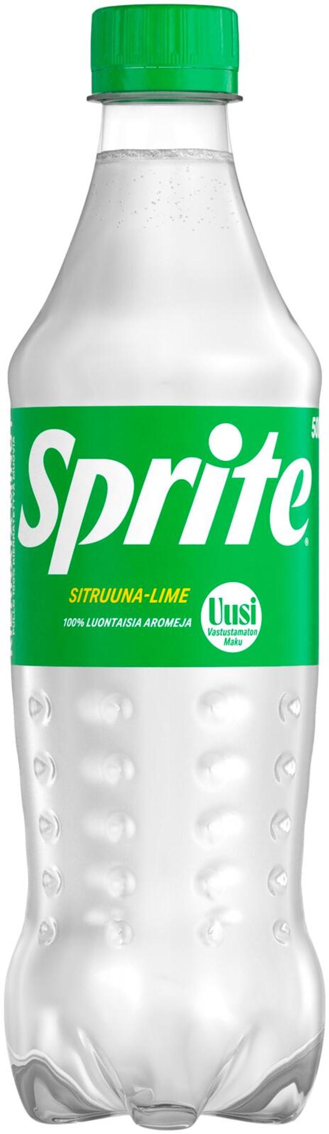 Sprite Sitruuna-Limetti virvoitusjuoma muovipullo 0,5 L