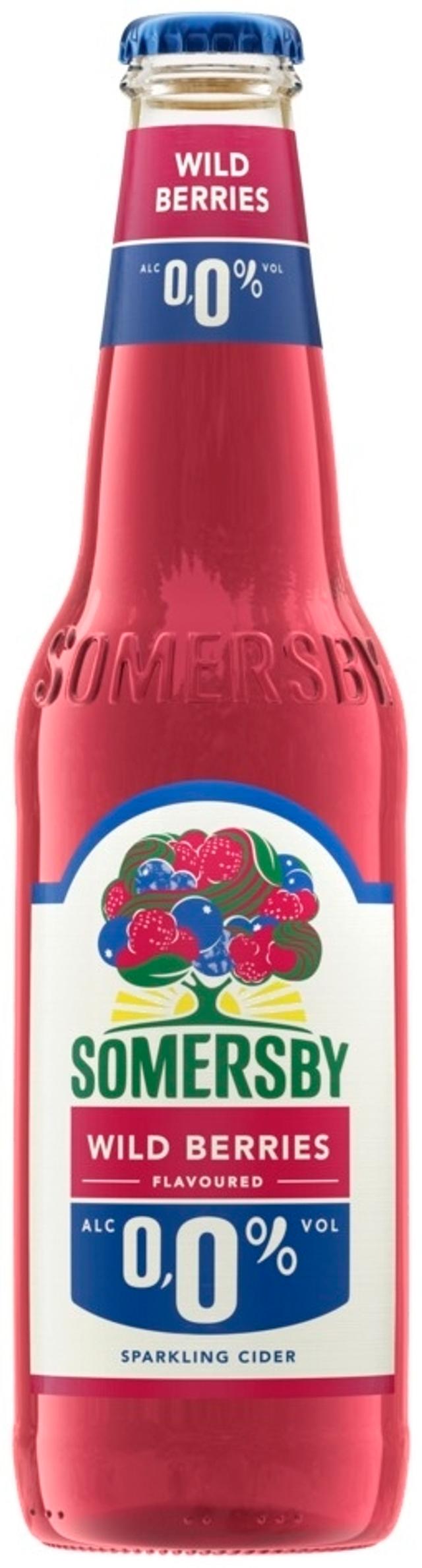 Somersby Wild Berries alkoholiton siideri 0 % lasipullo 0,33 L